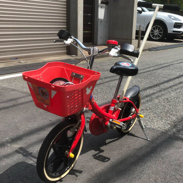 ミッキーマウス 幼児用自転車 14インチの通販 by anagosan's ミッキーマウス 幼児用自転車 14インチの通販 by anagosan's