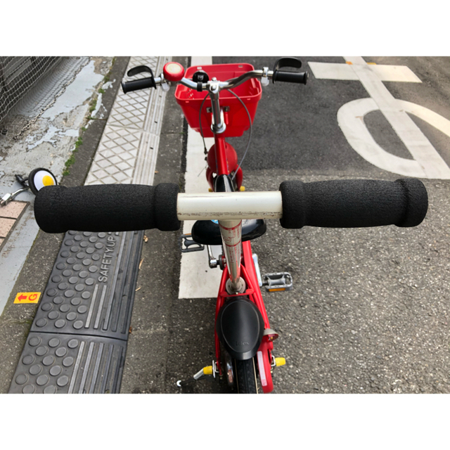 ミッキーマウス 幼児用自転車 14インチの通販 by anagosan's ミッキーマウス 幼児用自転車 14インチの通販 by anagosan's