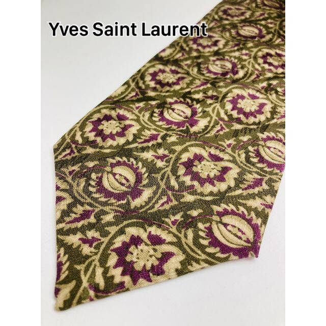 Yves Saint Laurent Beaute(イヴサンローランボーテ)のYves Saint Laurent/SILK100%/ネクタイ/SP075PF メンズのファッション小物(ネクタイ)の商品写真