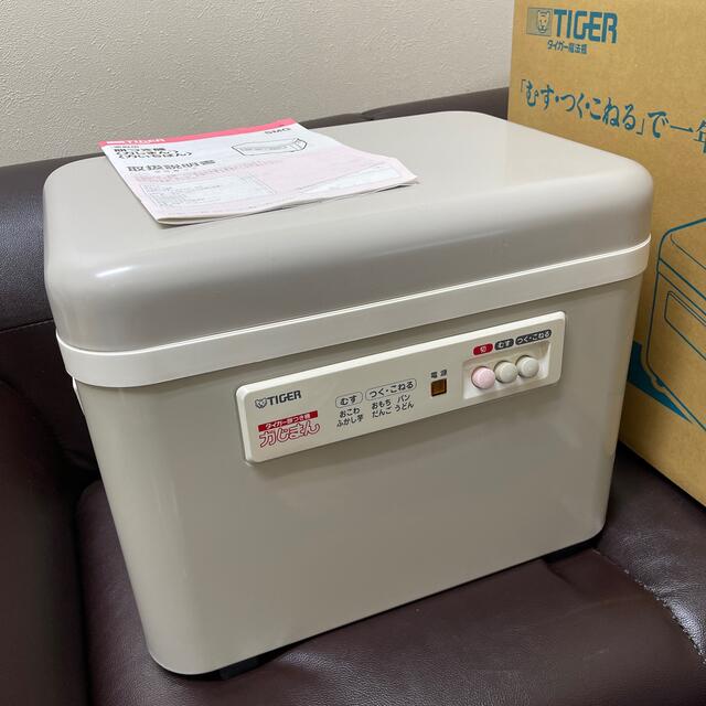 13年製 タイガー 餅つき機 「力じまん」 二升 型番SMG-3604-CR - 調理機器