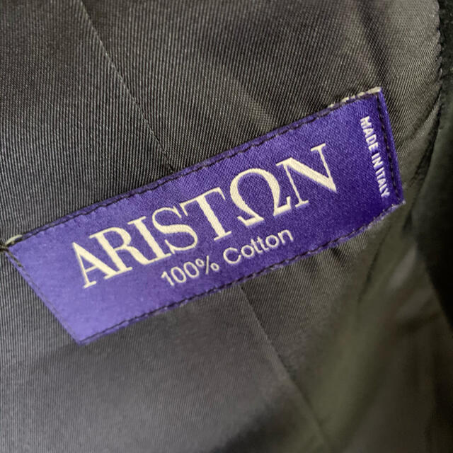 イタリアナポリ 高級服地 ARISTON アリストン オール ベルベッド コート