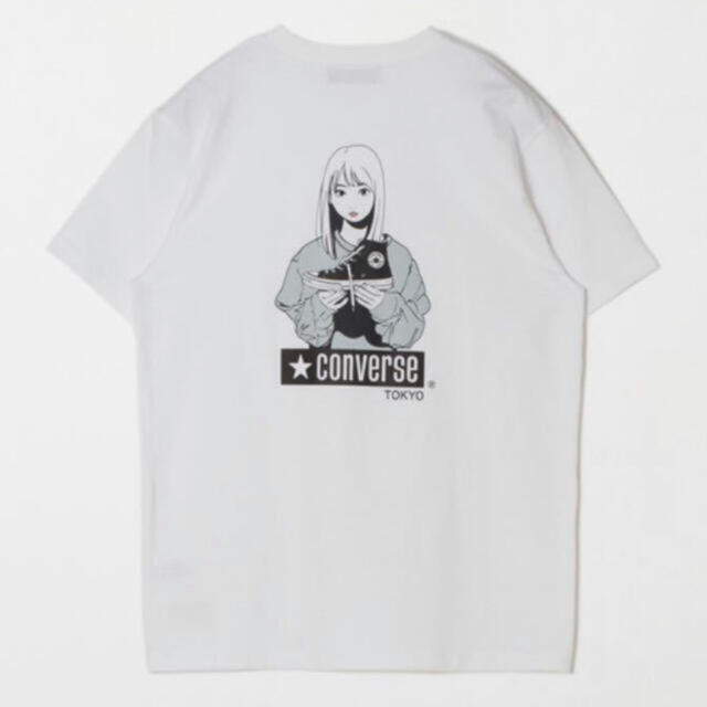 CONVERSE(コンバース)のCONVERSE TOKYO Backside works.履かないの？Tシャツ メンズのトップス(Tシャツ/カットソー(半袖/袖なし))の商品写真