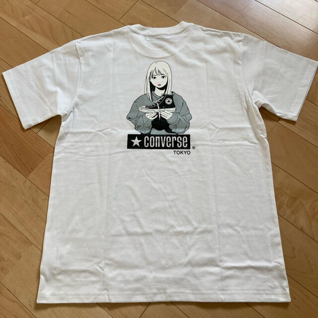 CONVERSE(コンバース)のCONVERSE TOKYO Backside works.履かないの？Tシャツ メンズのトップス(Tシャツ/カットソー(半袖/袖なし))の商品写真