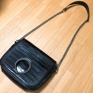 ザラ(ZARA)のZARA 型押しチェーンバッグ(ショルダーバッグ)