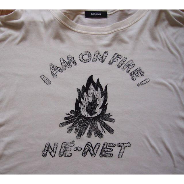 Ne-net(ネネット)のNe-net（ネネット）I AM ON FIRE!　半袖Tシャツ/カットソー レディースのトップス(Tシャツ(半袖/袖なし))の商品写真