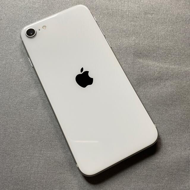 iphoneSE 128GB SIMフリー　電池98% 保証残スマートフォン/携帯電話