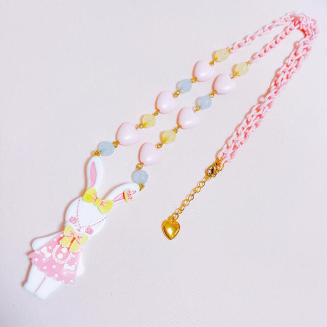 Angelic Pretty(アンジェリックプリティー)の新品未使用♡アンジェリックプリティ リリカルバニー ネックレス レディースのアクセサリー(ネックレス)の商品写真