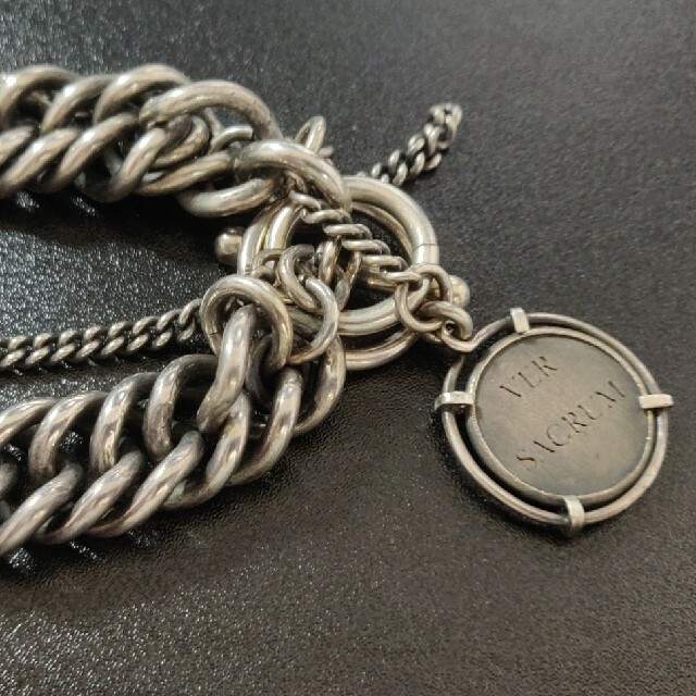 Ann Demeulemeester(アンドゥムルメステール)のAnn Demeulemeester silver bracelet メンズのアクセサリー(ブレスレット)の商品写真