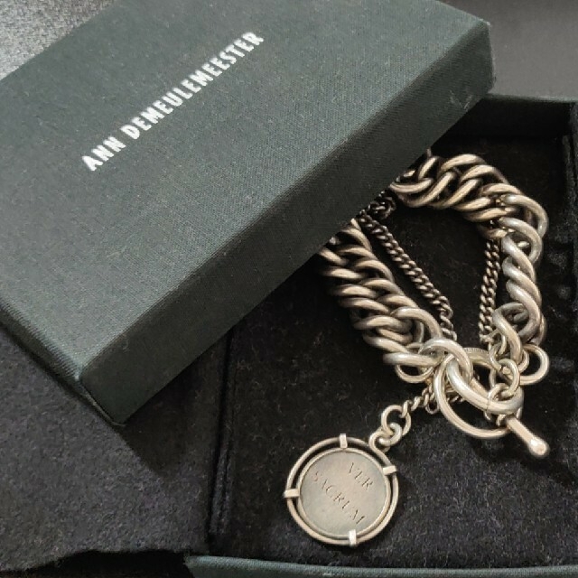 Ann Demeulemeester(アンドゥムルメステール)のAnn Demeulemeester silver bracelet メンズのアクセサリー(ブレスレット)の商品写真