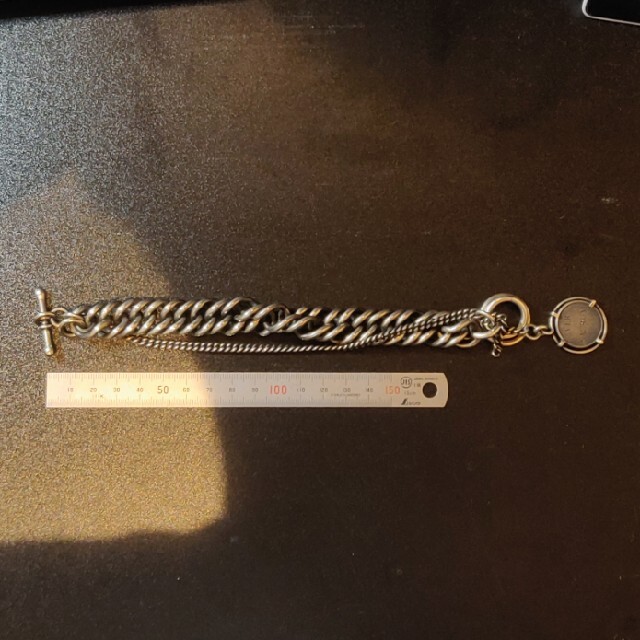 Ann Demeulemeester(アンドゥムルメステール)のAnn Demeulemeester silver bracelet メンズのアクセサリー(ブレスレット)の商品写真