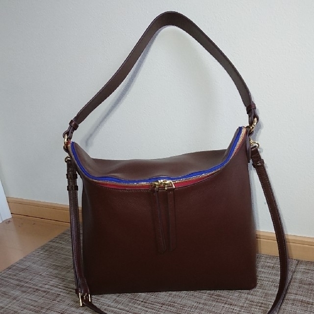 トプカピ TOPKAPI 2way バイカラー ショルダーバッグ-