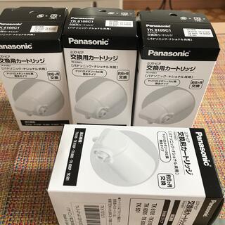 パナソニック(Panasonic)のPanasonic 浄水器　ミズトピア　交換用カートリッジ　3個＋1個おまけ(浄水機)