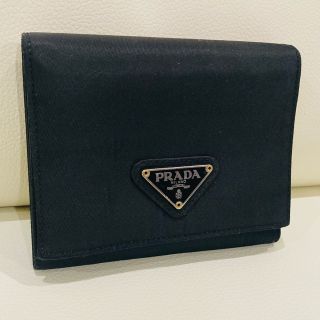 プラダ(PRADA)のPRADA 折財布 小銭入れ 三つ折り財布 NERO 財布　ミニウォレット (財布)