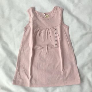 ムジルシリョウヒン(MUJI (無印良品))の【新品未使用】水玉ノースリーブチュニック(Tシャツ/カットソー)