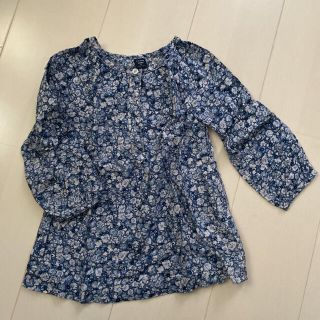 ベビーギャップ(babyGAP)のBaby Gap 花柄ブラウス　トップス　100(ブラウス)