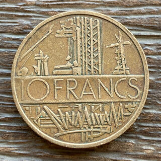 外国コイン Coin France 10 Francs 硬貨 1977の通販｜ラクマ