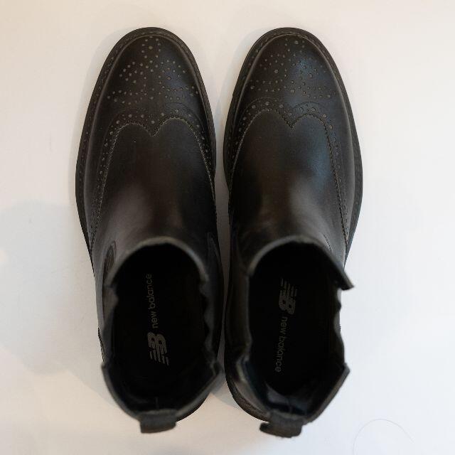New Balance(ニューバランス)のニューバランス　メンズ サイドゴア レインブーツ　25.5cm（黒） メンズの靴/シューズ(長靴/レインシューズ)の商品写真