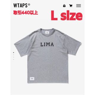 ダブルタップス(W)taps)の21SS WTAPS ACADEMY GRAY TEE Lサイズ(Tシャツ/カットソー(半袖/袖なし))