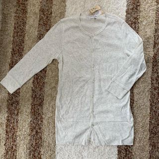 ナチュラルランドリー(NATURAL LAUNDRY)の【アカズキン様専用】NARU 5部袖　薄手カーディガン ブラウン、グレーセット(カーディガン)