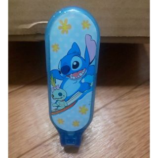 ディズニー(Disney)のstitch 折り畳み ヘアブラシ ミラー(ヘアブラシ/クシ)