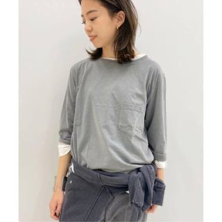 アパルトモンドゥーズィエムクラス(L'Appartement DEUXIEME CLASSE)のDeuxieme Classe 【レミ リリーフ】 ポケツキ7ブTシャツ(カットソー(長袖/七分))