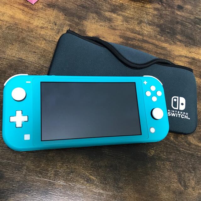 Switchライト本体 ターコイズ&ケース 【感謝価格】 www.gold-and-wood.com