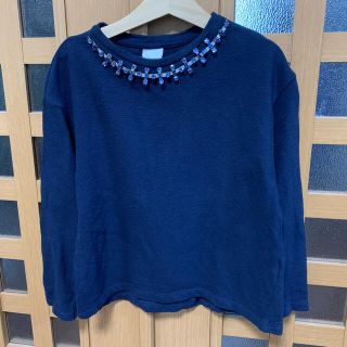 ザラキッズ(ZARA KIDS)のZARAのビジュー付きカットソー(Tシャツ/カットソー)