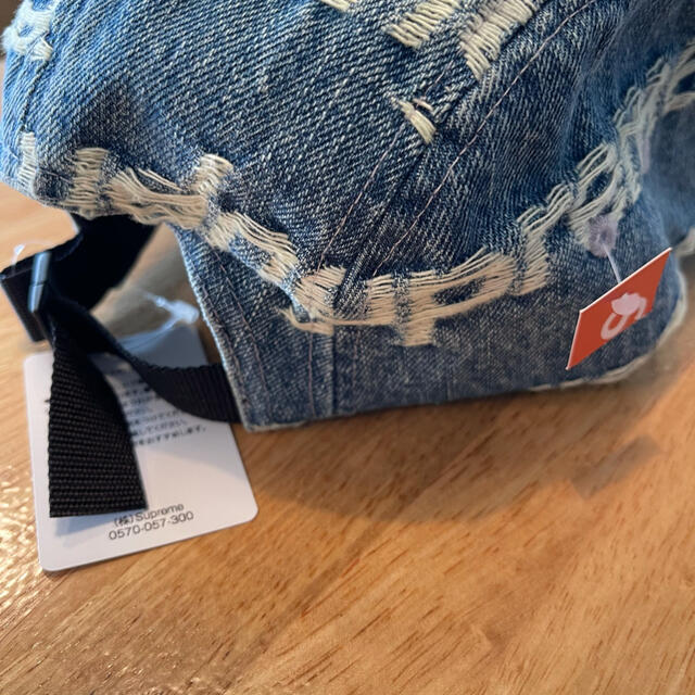 新作特価 Supreme Supreme Frayed Logos Denim Camp Cap Blueの通販 by green shop