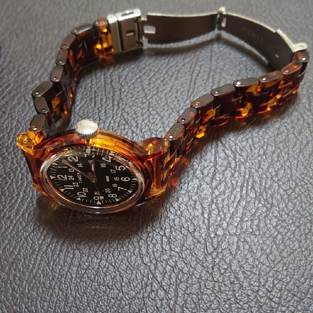 BEAMS(ビームス)のBEAMS timex キャンパー べっこう メンズの時計(腕時計(アナログ))の商品写真