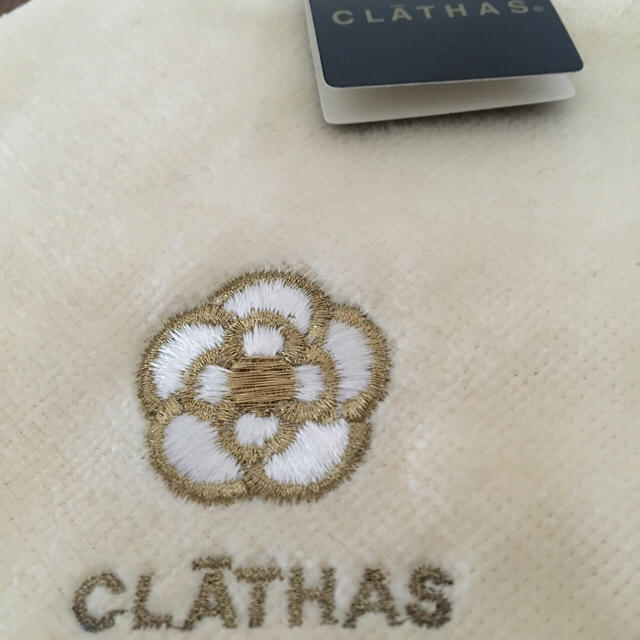 CLATHAS(クレイサス)のタグ付き✧‧˚クレイサス タオルハンカチ( ˙˘˙ )♡* レディースのファッション小物(ハンカチ)の商品写真