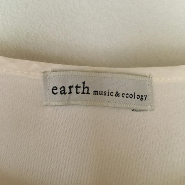 earth music & ecology(アースミュージックアンドエコロジー)のお値下げ❗️earth⭐︎キャミワンピ⭐︎コットン×レース レディースのワンピース(ひざ丈ワンピース)の商品写真