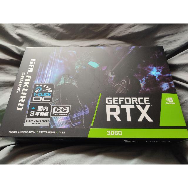 [新品未開封品] 玄人志向　GG-RTX3060-E12GB/OC/DF