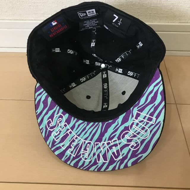 NEW ERA(ニューエラー)のりょぴ様😊ニューエラ帽子NEW ERA帽子 57.5cm ダンス レディースの帽子(キャップ)の商品写真