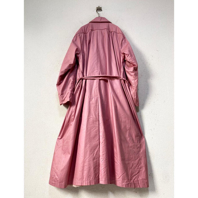 vintage 70s usa製 ピンク 変形 レトロ ステンカラーコート 入荷 www