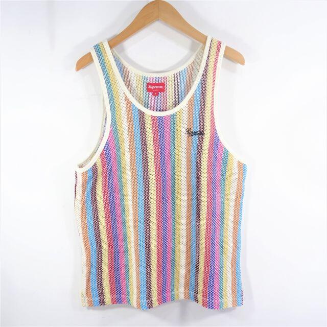 Supreme Knit Stripe Tank Top (SS19) - $98