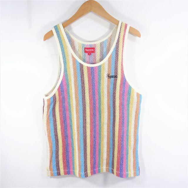 SUPREME 19ss KNIT STRIPE TANK TOP