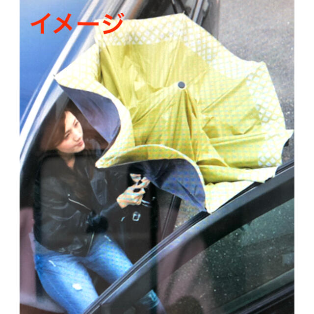 逆さ開きの傘　MOZ   撥水・UV    晴雨兼用 レディースのファッション小物(傘)の商品写真