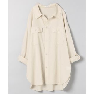 ジーナシス(JEANASIS)の【期間限定SALE】【美品】JEANASIS コットンリネンCPOシャツ(シャツ/ブラウス(長袖/七分))