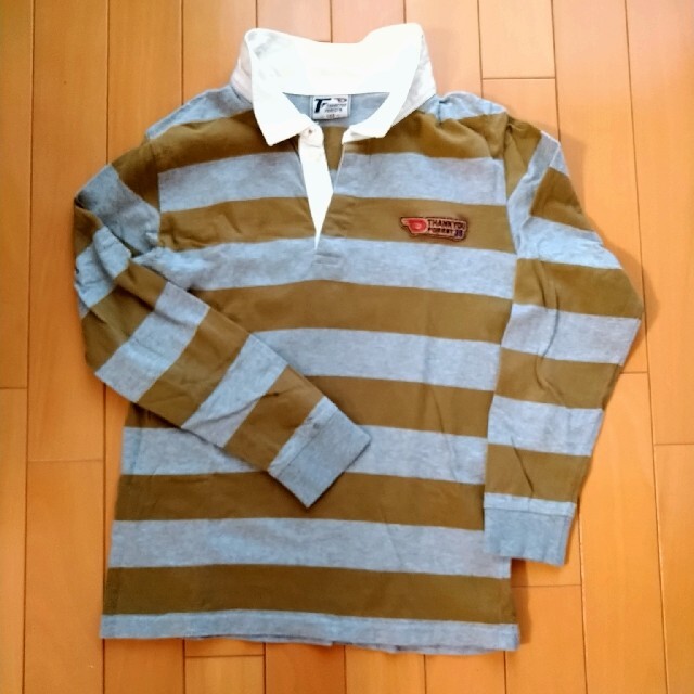 男児ラガーシャツ　140 キッズ/ベビー/マタニティのキッズ服男の子用(90cm~)(Tシャツ/カットソー)の商品写真