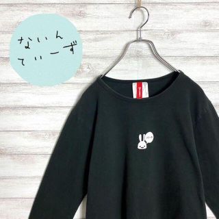 キューン(CUNE)の【入手困難】CUNE キューン　センターロゴ　バックプリント　ブラック　ロンT(Tシャツ/カットソー(七分/長袖))