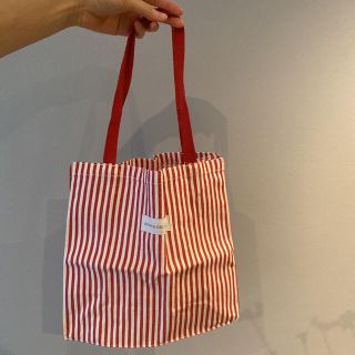 ディーンアンドデルーカ(DEAN & DELUCA)のdean&deluca ストライプ　トートバッグ(トートバッグ)