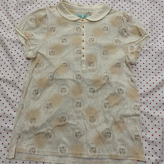 franche lippee(フランシュリッペ)のフランシュリッペ　猫柄シャツ レディースのトップス(Tシャツ(半袖/袖なし))の商品写真