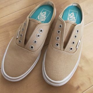 ヴァンズ(VANS)のVANSスリッポンベージュ(スニーカー)