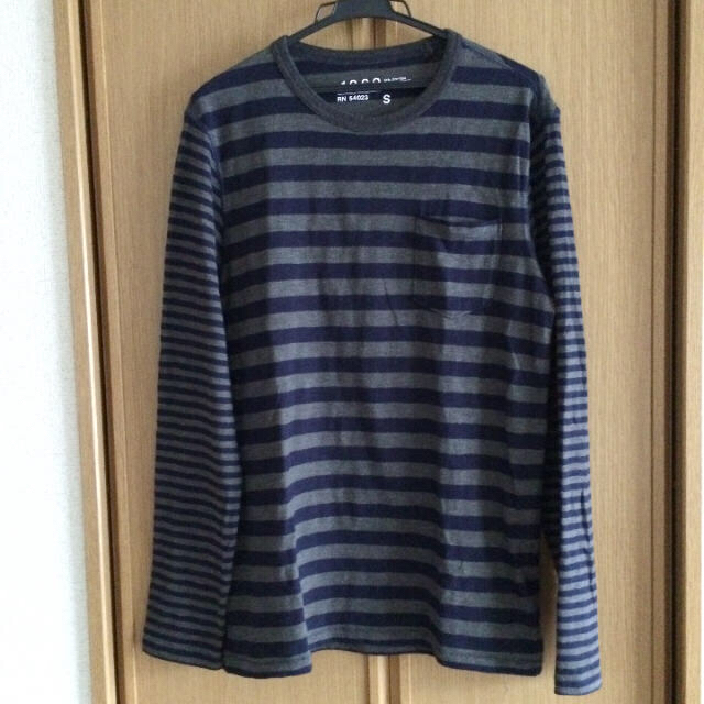 GAP(ギャップ)のGAP ギャップ ボーダー カットソー シャンブレーシャツ メンズ L相当 メンズのトップス(Tシャツ/カットソー(七分/長袖))の商品写真