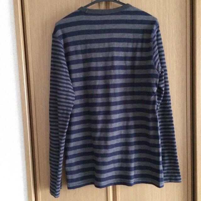 GAP(ギャップ)のGAP ギャップ ボーダー カットソー シャンブレーシャツ メンズ L相当 メンズのトップス(Tシャツ/カットソー(七分/長袖))の商品写真