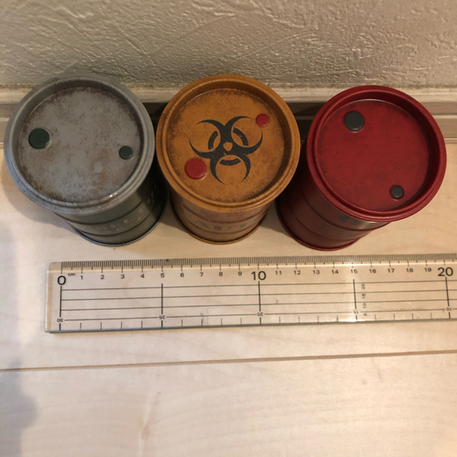 ドラム缶　ミニチュア　クローラー　ラジコン エンタメ/ホビーのおもちゃ/ぬいぐるみ(ホビーラジコン)の商品写真