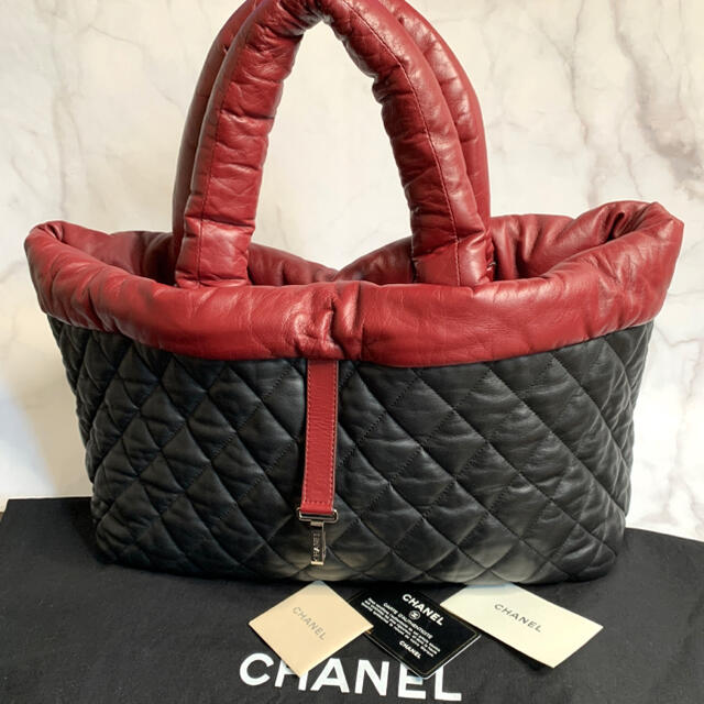 CHANEL(シャネル)のCHANEL シャネル 美品 コココクーン トートバッグ マトラッセ レディースのバッグ(トートバッグ)の商品写真