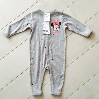 エイチアンドエム(H&M)の新品♡ミニーちゃんロンパース2(ロンパース)