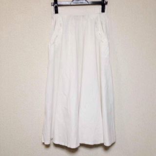 machiko様専用★古着屋購入マキシスカート白★ロングスカートロンスカ(ロングスカート)