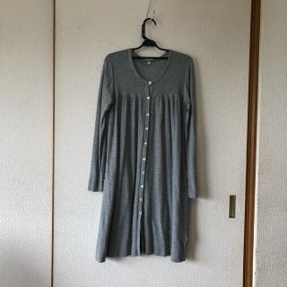 ムジルシリョウヒン(MUJI (無印良品))のMUJI   ロングカーディガン　M  〜 Ｌ 春夏(カーディガン)